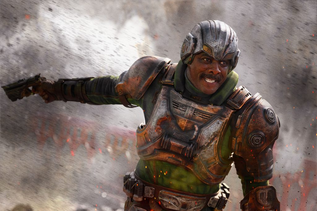 Aus Kunststoff wird Fleisch und Blut: Idris Elba als "Man-at-Arms!